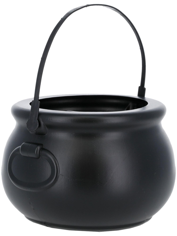 Chaudron Noir 13 cm – Accessoire Halloween Indispensable