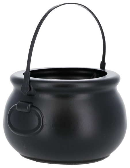 Chaudron Noir 13 cm – Accessoire Halloween Indispensable