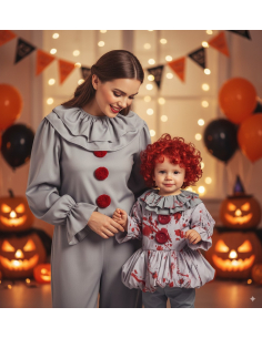 Déguisement Clown Horreur Vintage Bébé (1-3 ans) 2