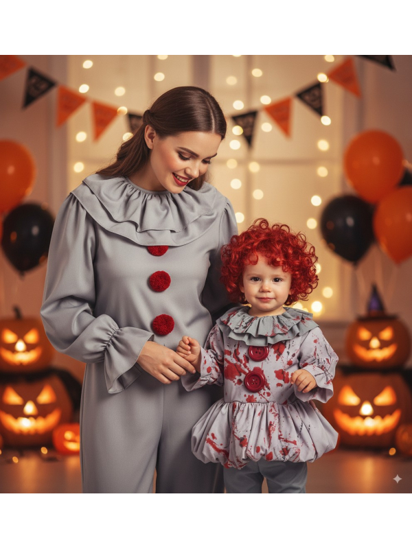Déguisement Clown Horreur Vintage Bébé (1-3 ans)