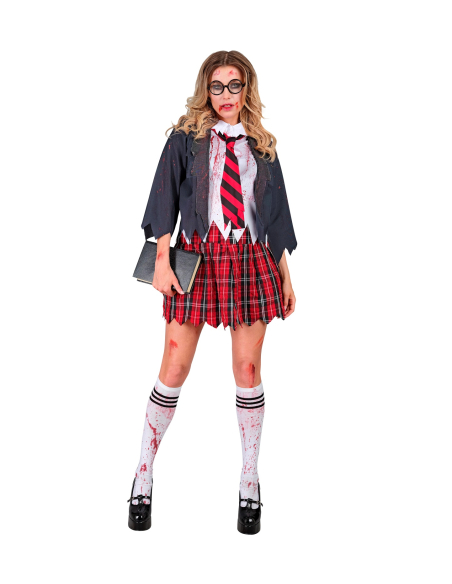 Déguisement Écolière Zombie Femme – Uniforme Horreur XS à XL