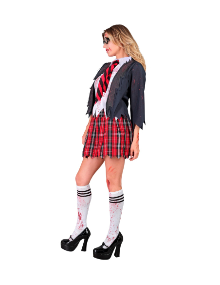 Déguisement Écolière Zombie Femme – Uniforme Horreur XS à XL