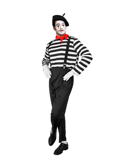 Déguisement de Mime Homme – Costume Complet (S à XL)