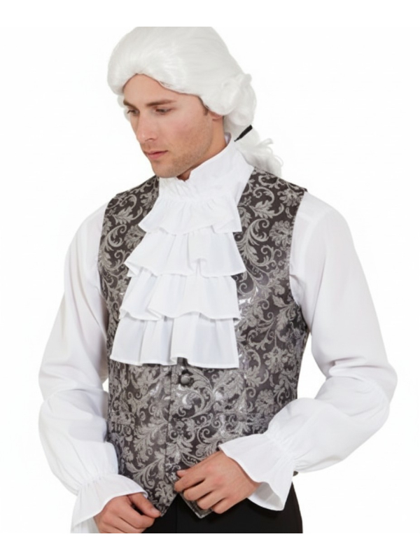 Manchettes à Volants – Accessoire Baroque pour Chemise de Marquis