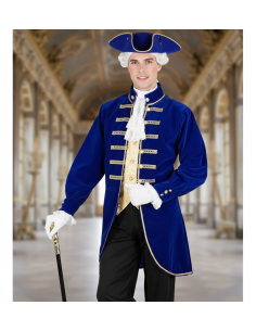 Déguisement Noble Vénitien (veste avec gilet, jabot, pantalon)