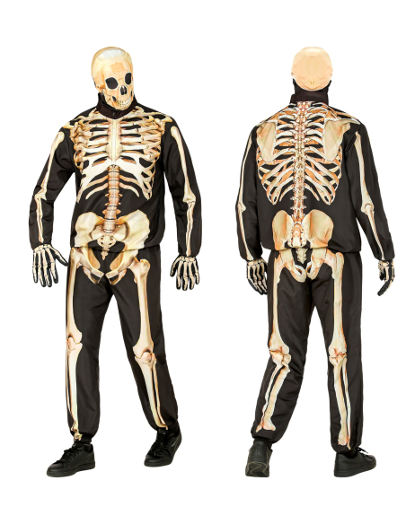 Déguisement Squelette Homme Fast Costume – Costume Halloween Réaliste S à XXL