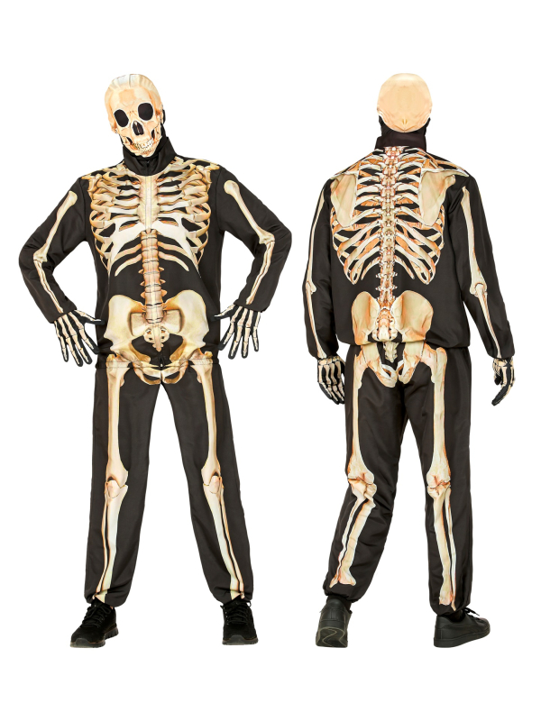 Déguisement Squelette Homme Fast Costume – Costume Halloween Réaliste S à XXL