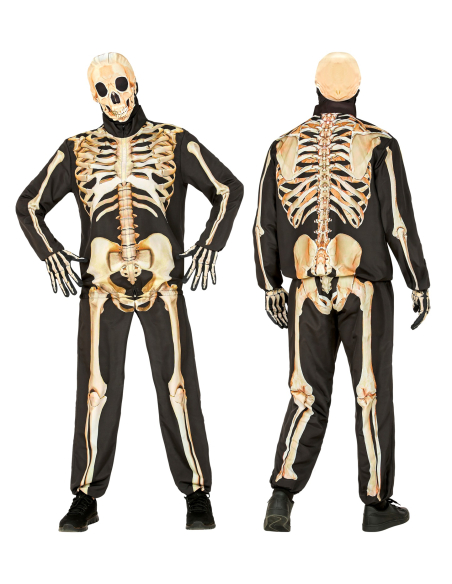 Déguisement Squelette Homme Fast Costume – Costume Halloween Réaliste S à XXL