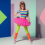 Leggings fluo vert : Années 80