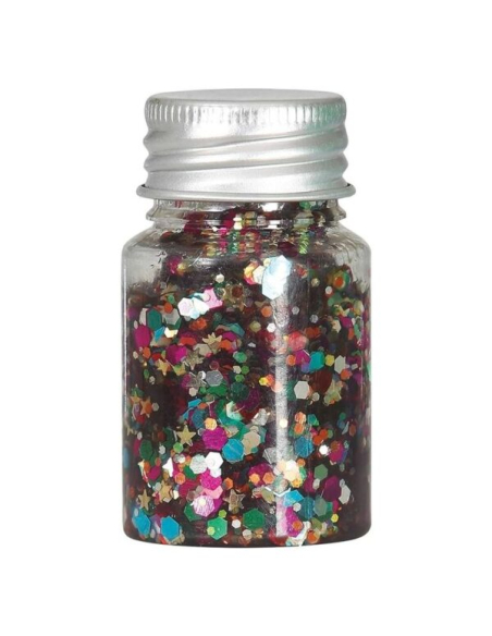 Gel Pailleté Maquillage – Visage & Corps 20 g – Effet Scintillant Fête