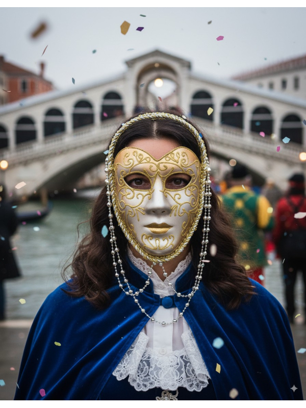 Révélez Votre Élégance avec le Masque Carnaval de Venise pour Femme