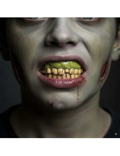 Dents de Zombie en TPE – Accessoire Effrayant pour Halloween, Monstres et Pirates