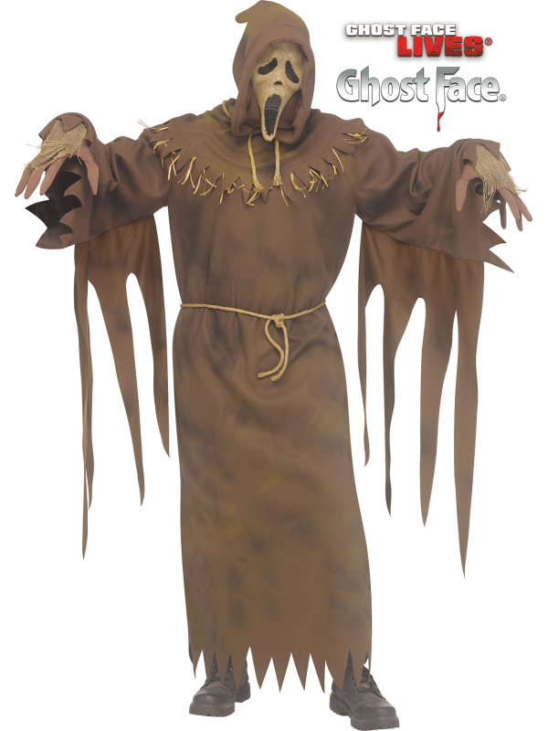 Déguisement Scream™ – Ghost Face® Épouvantail Adulte (Taille Unique jusqu’à 1,83 m / 90 kg)