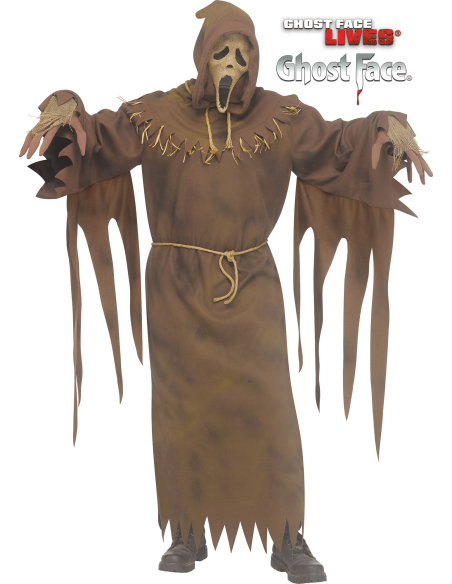 Déguisement Scream™ – Ghost Face® Épouvantail Adulte (Taille Unique jusqu’à 1,83 m / 90 kg)
