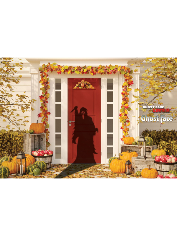 Projecteur Ghost Face® Halloween – Scène de Porte avec Silhouette et Minuterie