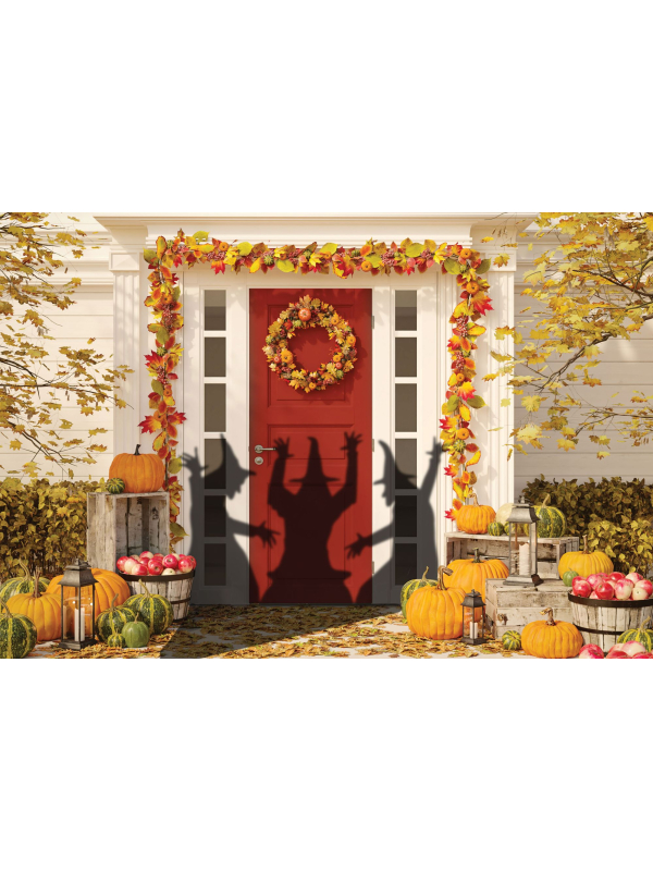 Projecteur Sorcière Halloween – Scène Lumineuse Extérieure avec Minuterie