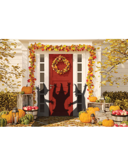 Projecteur Sorcière Halloween – Scène Lumineuse Extérieure avec Minuterie