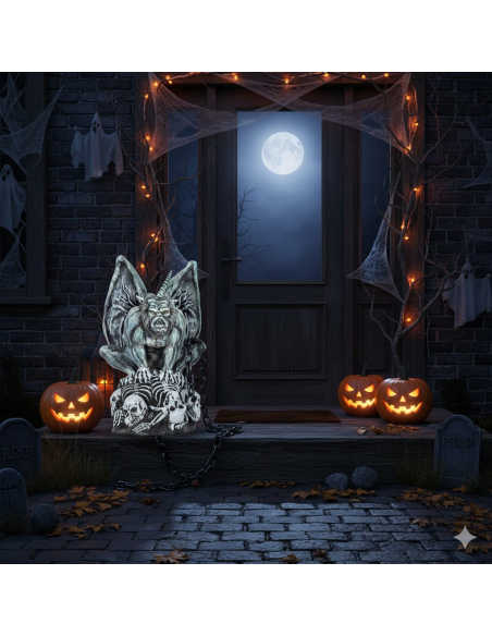 Gargouille Monstre 35 cm – Décoration Halloween Gothique Effrayante