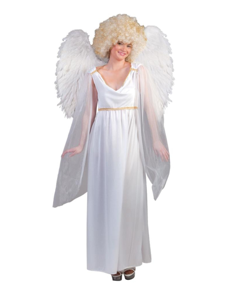 Robe Blanche Longue Femme – Ange, Déesse Grecque ou Costume Antique