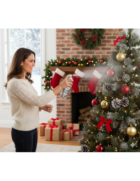 Spray Peinture Argent 150 ml – Déco Étincelante pour Noël et DIY