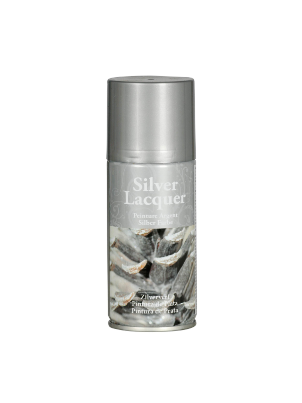 Spray Peinture Argent 150 ml – Déco Étincelante pour Noël et DIY