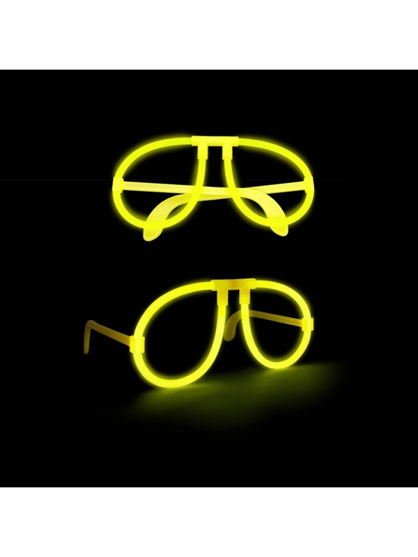Lunettes fluorescentes – Accessoire lumineux festif pour soirées, festivals et événements