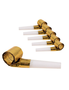 Sans-gênes - lot de 6 - or pour fêtes et nouvel an 2
