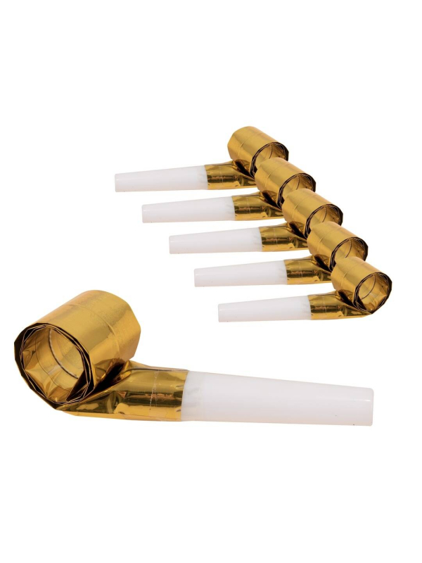 Sans-gênes - lot de 6 - or pour fêtes et nouvel an