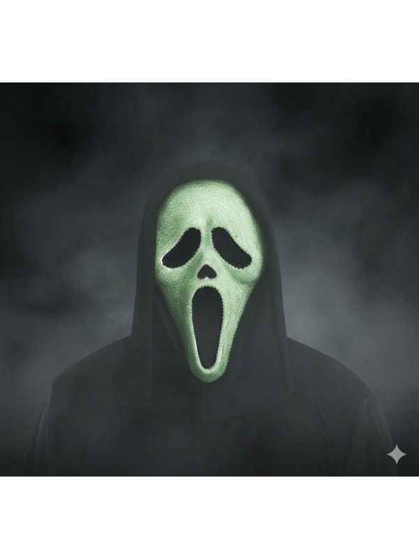 Masque Bling GID Ghost Face® : Brillez dans le Noir