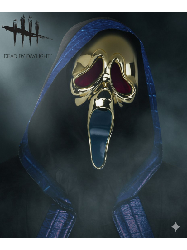 Masque Ghost Face® doré « Twisted Masquerade » Dead by Daylight™ – La Collection du Bal des Ténèbres