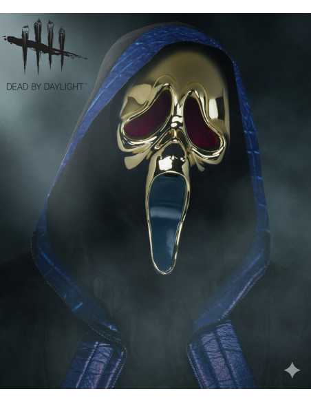 Masque Ghost Face® doré « Twisted Masquerade » Dead by Daylight™ – La Collection du Bal des Ténèbres