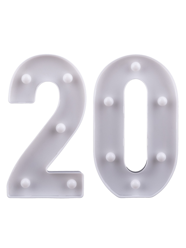 Chiffre Lumineux LED 2 – Décoration Anniversaire, Mariage ou Événement
