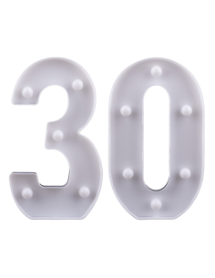 Chiffre Lumineux LED 30 – Décoration Anniversaire, Soirée ou Événement 2