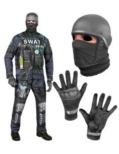 Déguisement SWAT Fast Costume Adulte – tenue d'intervention complète