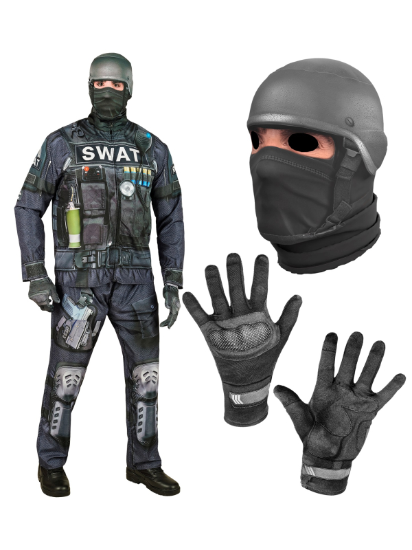 Déguisement SWAT Fast Costume Adulte – tenue d'intervention complète