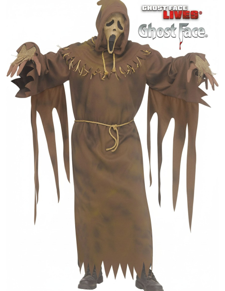 Déguisement Scream™ – Ghost Face® Épouvantail Adulte (Taille Unique jusqu’à 1,83 m / 90 kg)
