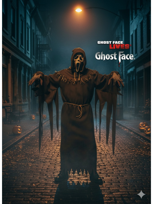 Déguisement Scream™ – Ghost Face® Épouvantail Adulte (Taille Unique jusqu’à 1,83 m / 90 kg)