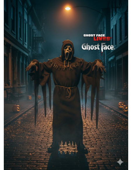 Déguisement Scream™ – Ghost Face® Épouvantail Adulte (Taille Unique jusqu’à 1,83 m / 90 kg)