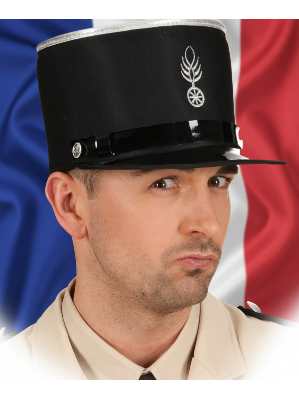 Képi de Gendarme Français – L’Accessoire Officiel pour un Déguisement de Saint-Tropez