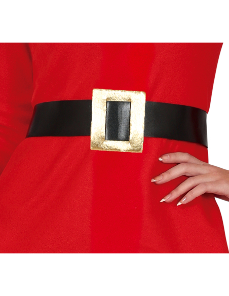 Déguisement Lutin Espiègle Femme – Costume complet rouge et blanc pour Noël