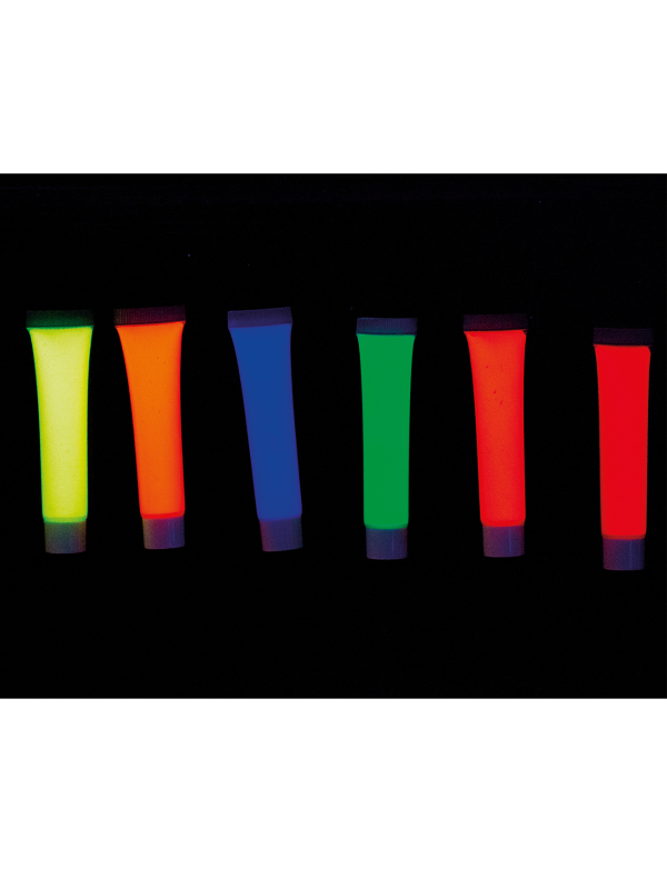 Maquillage Fluo Rose – Tube 10 ml – Couleur Néon pour Soirées, Festivals et Halloween