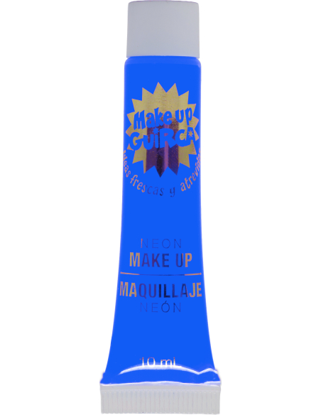 Maquillage Fluo Bleu – Tube 10 ml – Couleur Néon pour Soirées, Festivals et Halloween