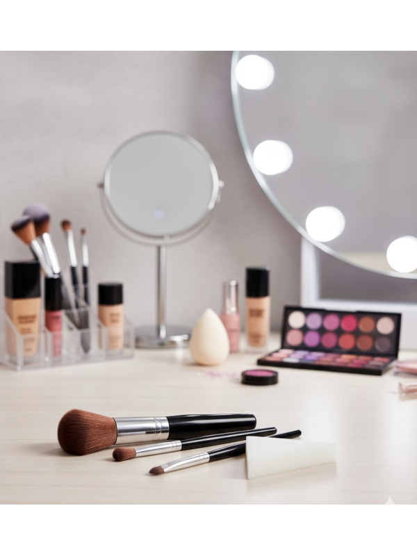 Set accessoires maquillage P’tit Clown® – 3 pinceaux + 1 éponge