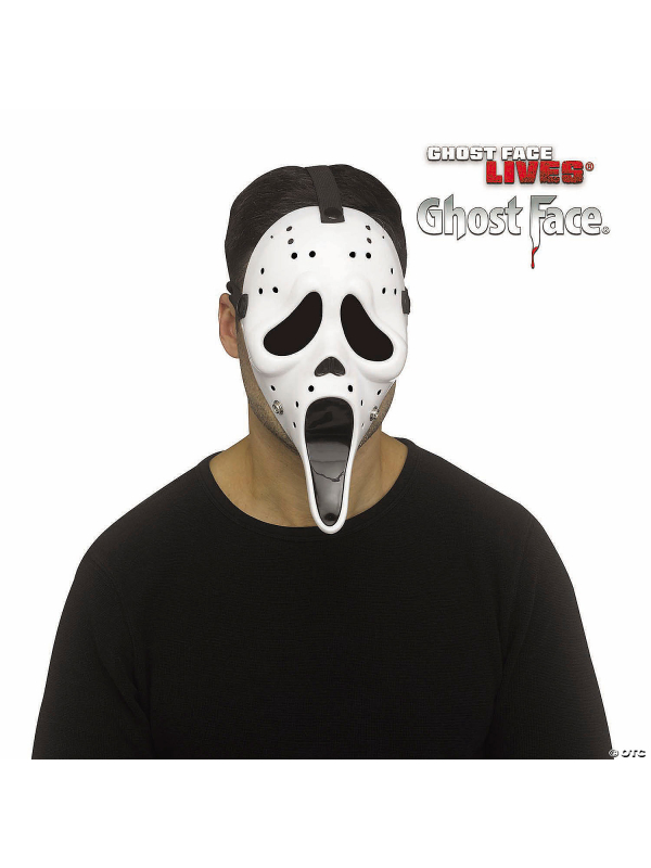 Masque Ghost Face® Hockey Blanc – Édition Collector Fun World® 2025