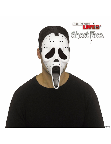 Masque Ghost Face® Hockey Blanc – Édition Collector Fun World® 2025