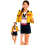 Déguisement K-pop Pop Star Nova fille & ado – veste, T-shirt et short
