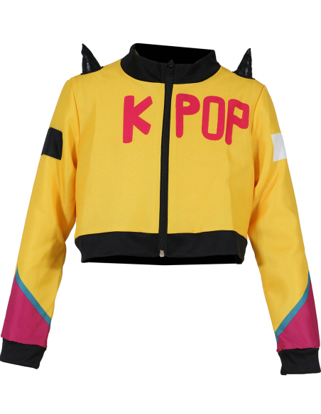 Déguisement K-Pop Star Nova pour fille – Tenue de danse coréenne tendance et colorée