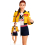 Déguisement K-Pop Star Nova Femme – Tenue de danse coréenne scintillante et tendance