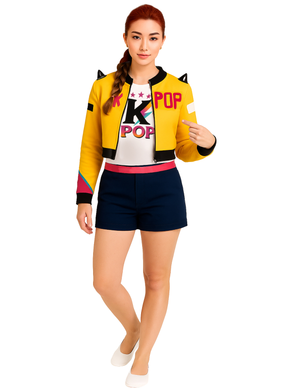 Déguisement K-Pop Star Nova Femme – Tenue de danse coréenne scintillante et tendance
