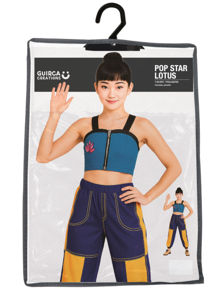 Déguisement K-Pop Pop Star Lotus Femme